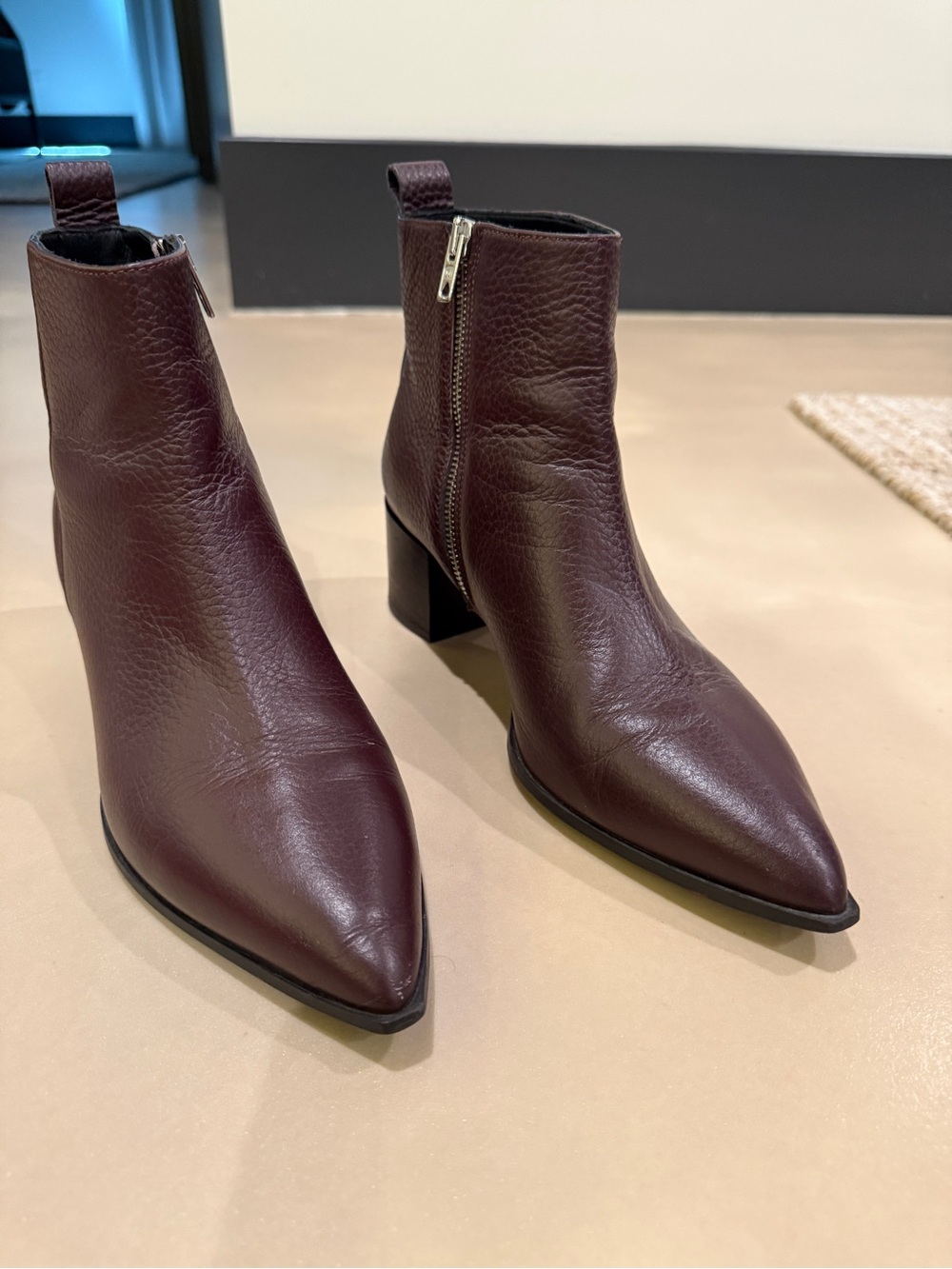 Everlane “Boss Boot” Pebble Leather